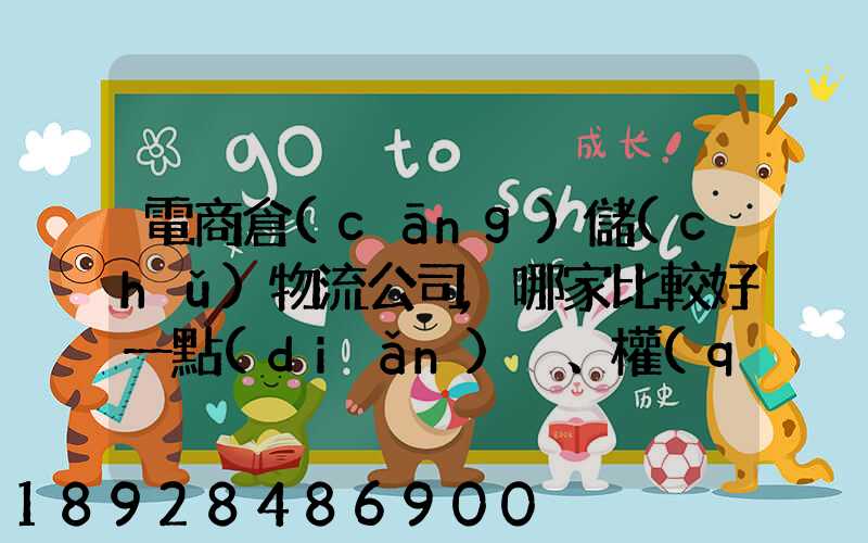 電商倉(cāng)儲(chǔ)物流公司,哪家比較好一點(diǎn)、權(quán)威一點(diǎn)的